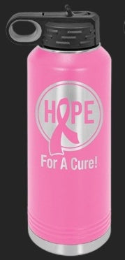 Engraved sports water / drink tumbler 20oz