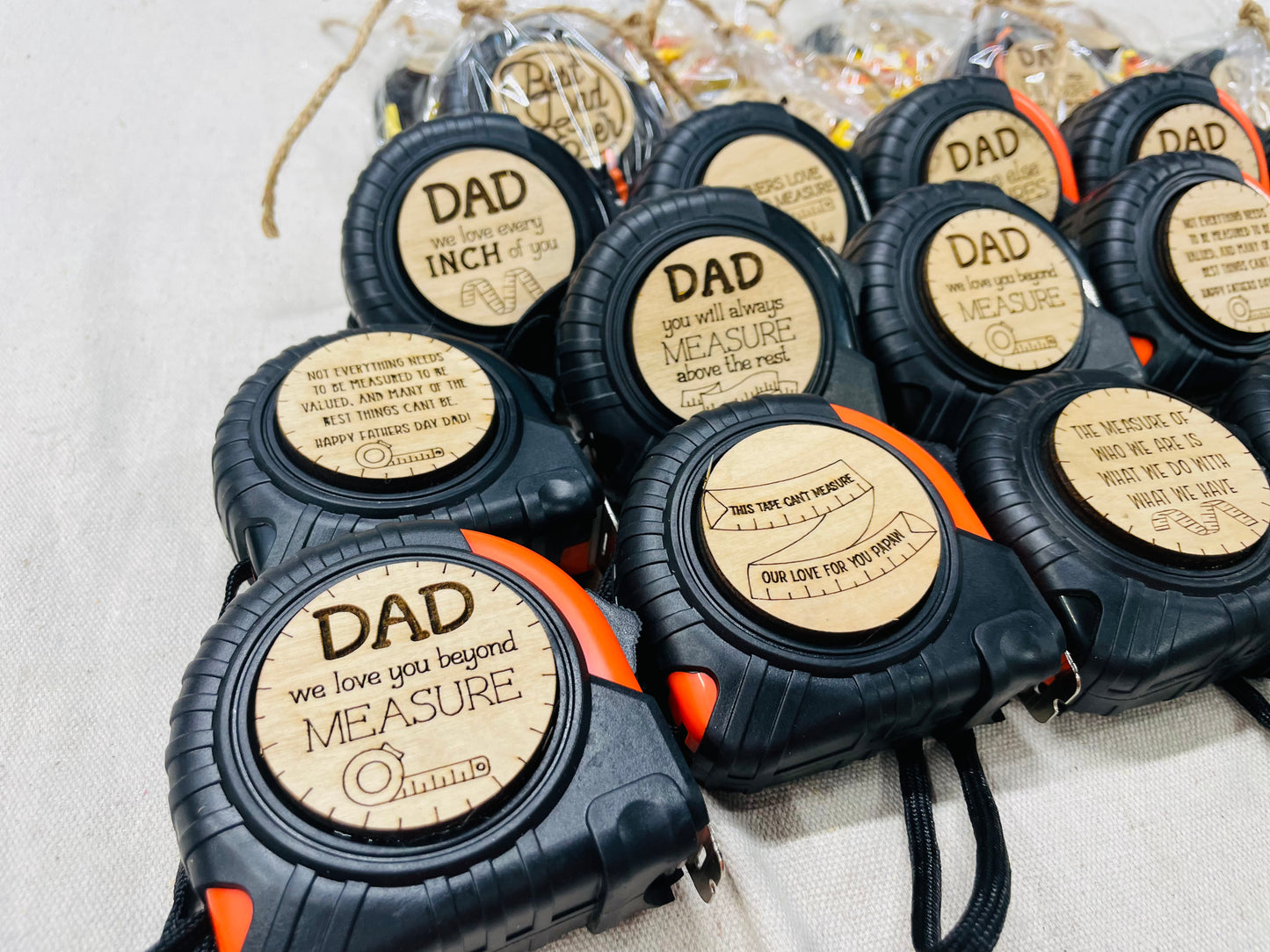 Dads / paw paw tape measure