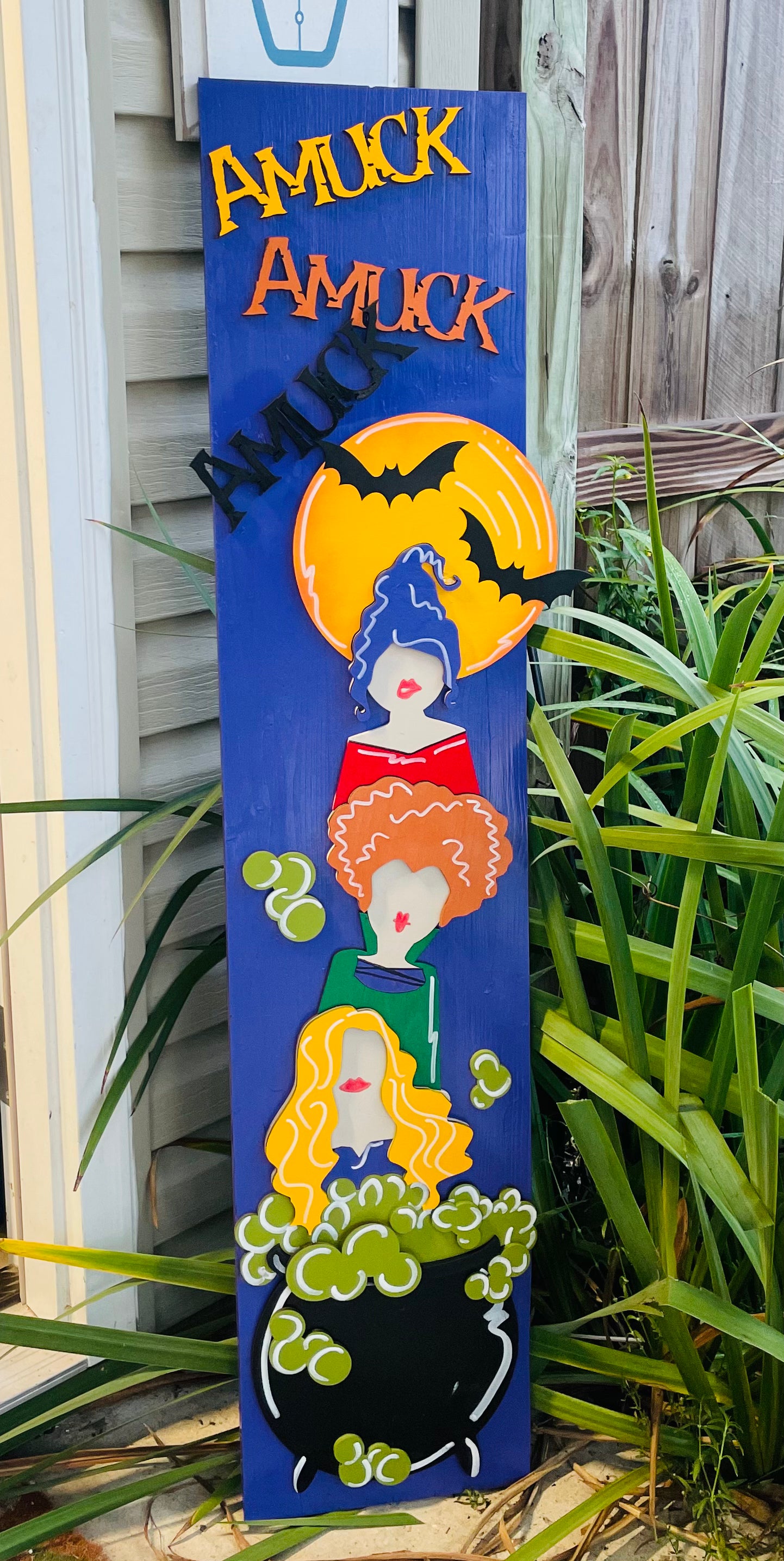 3D HP “sisters” porch leaner