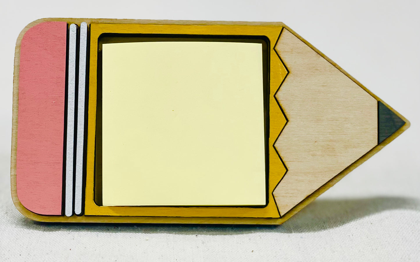 Teacher post it pad gift - full pencil