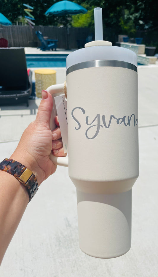 Engraved Stanley cup