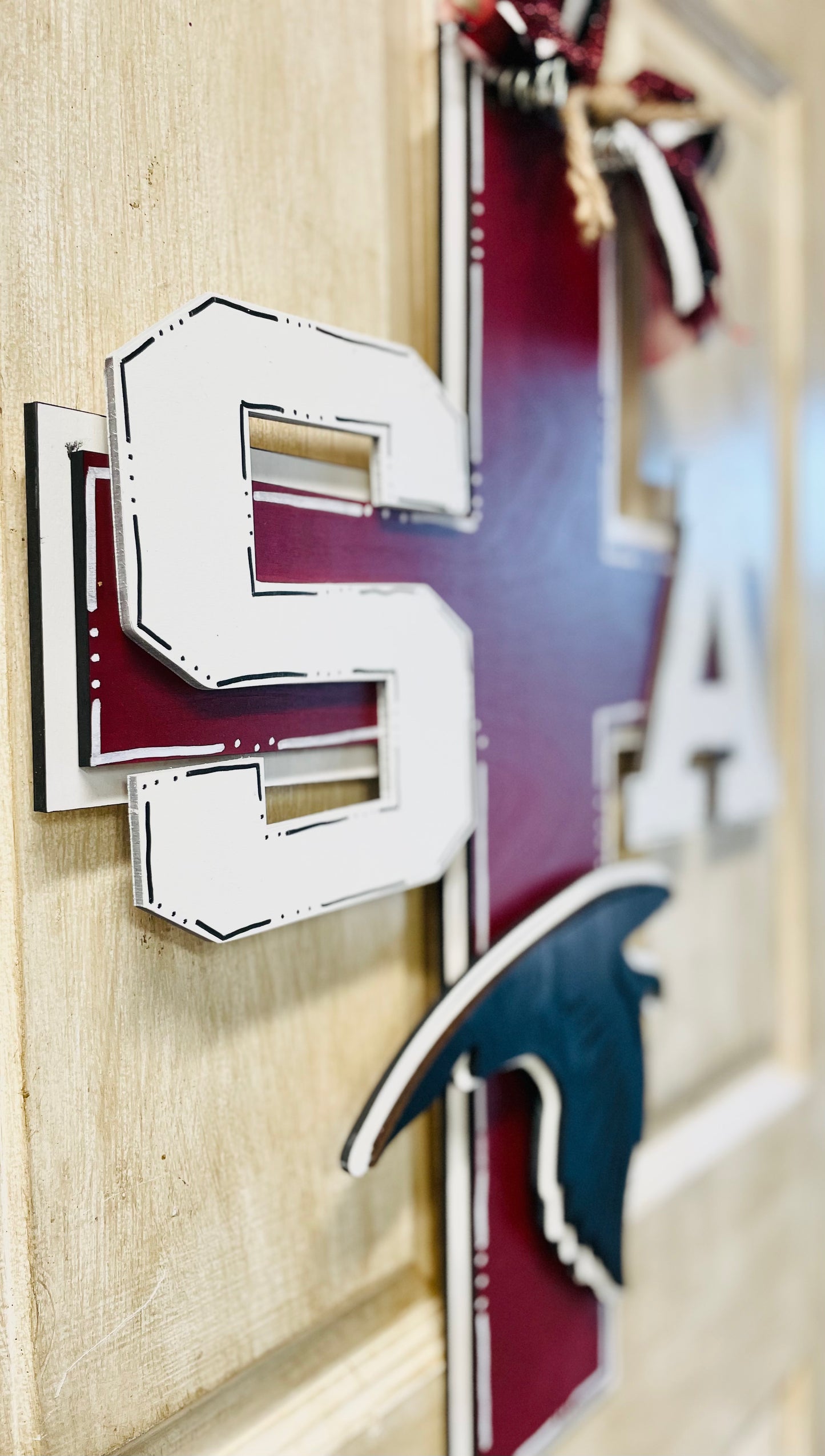 3D St. Thomas Aquinas School Interchangeable door sign