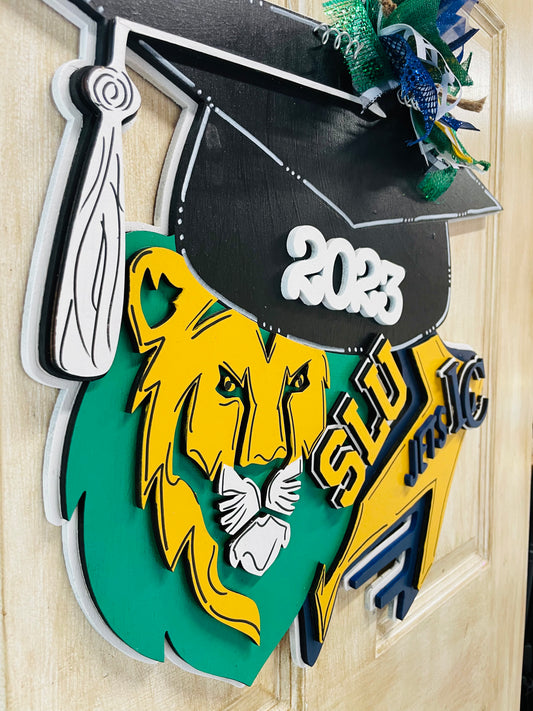 3D 2023 Grad Cap door sign