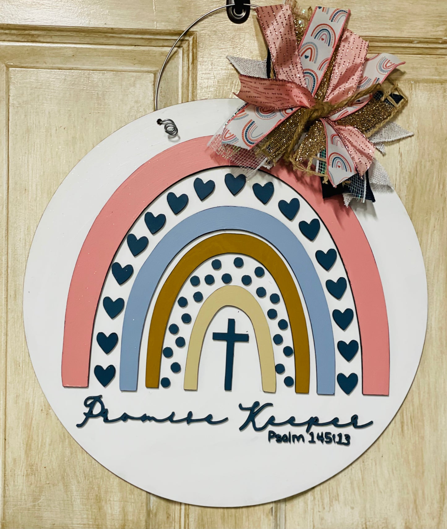 3D hobo rainbow Door sign