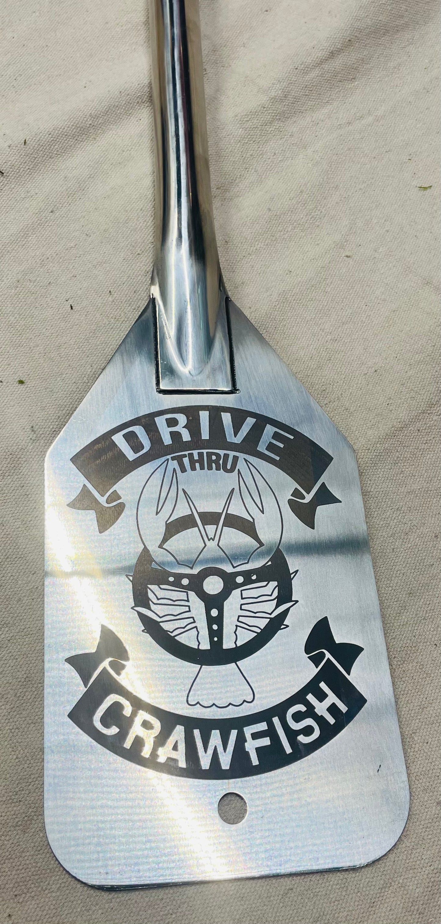 Custom Engraved metal boiling paddle