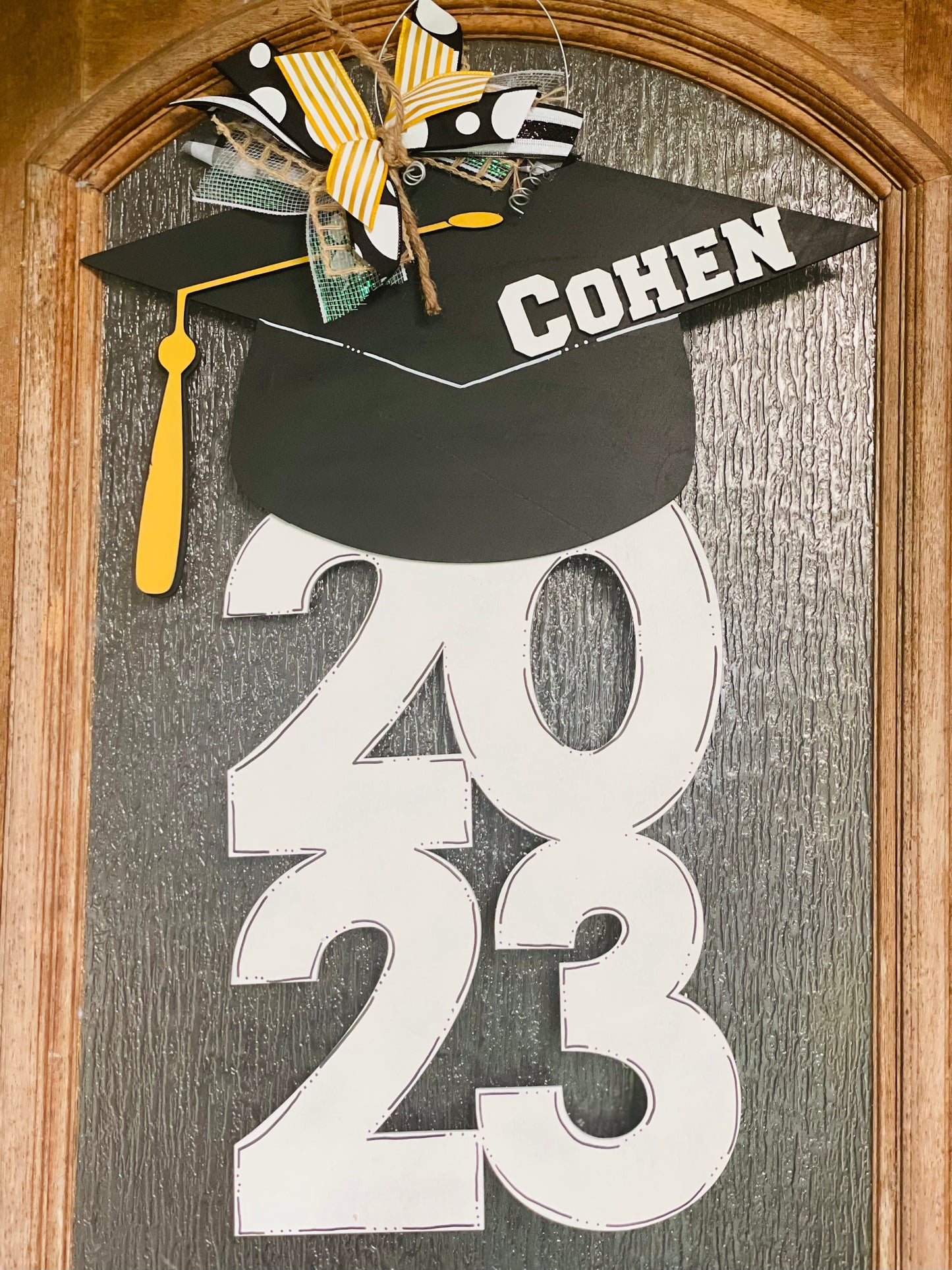 3D 2023 Grad Cap door sign or yard sign