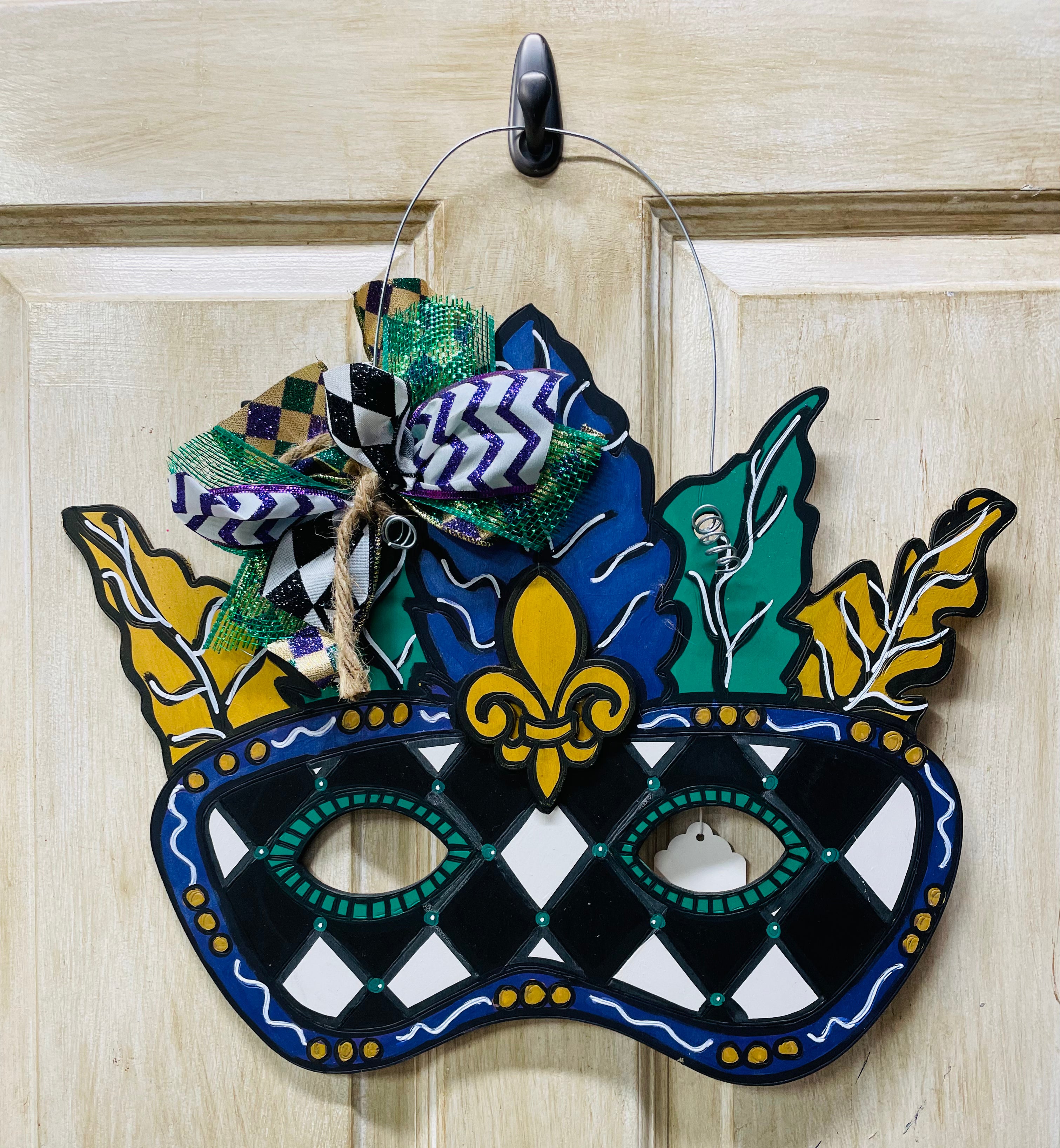 3d mardi gras mask