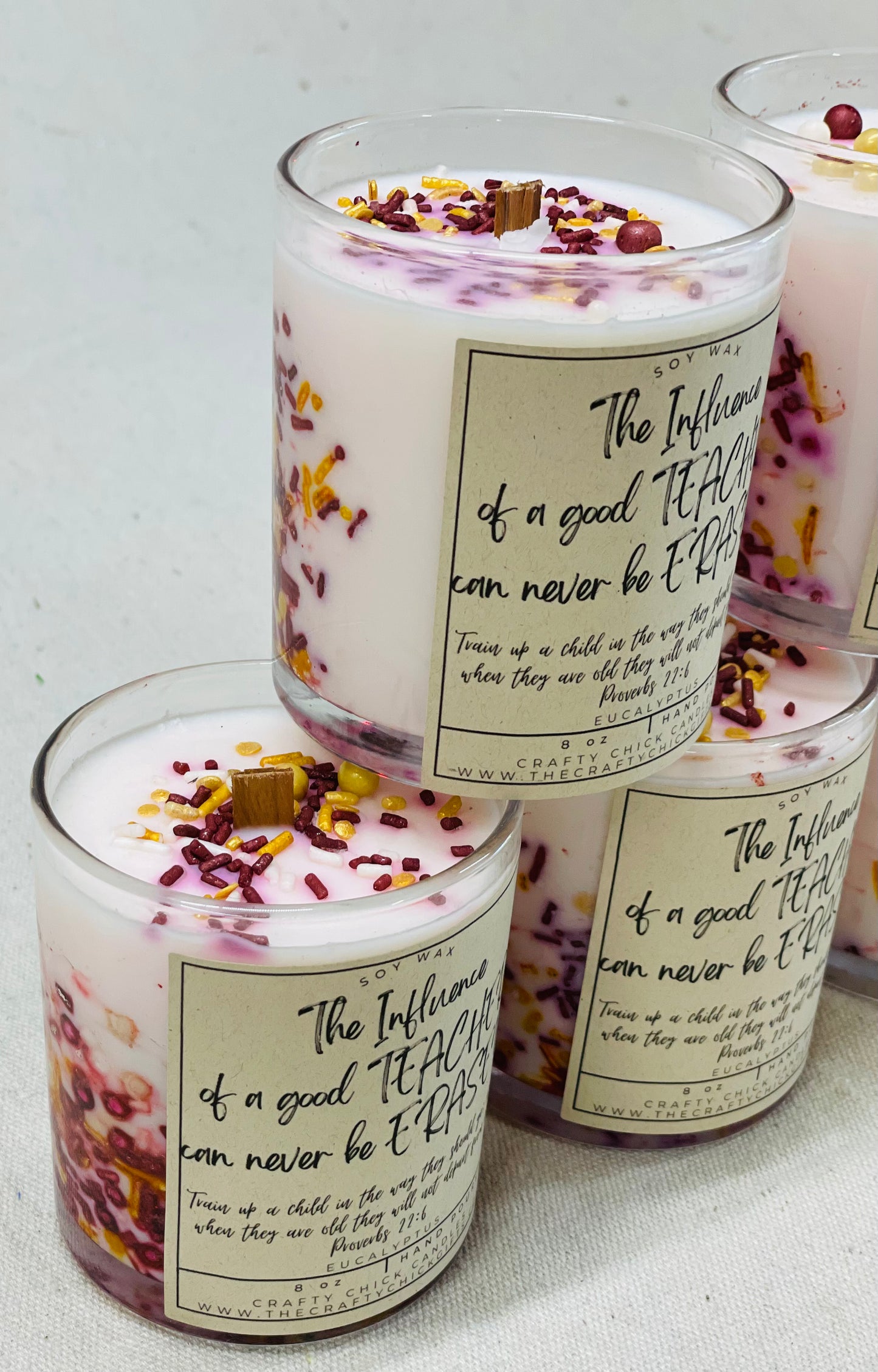Teacher Appreciation Candle