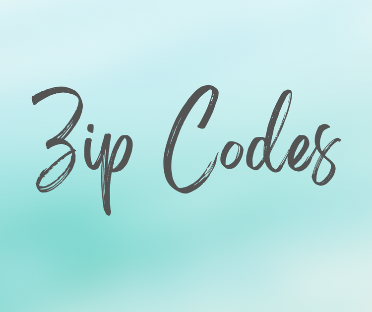 Zip codes