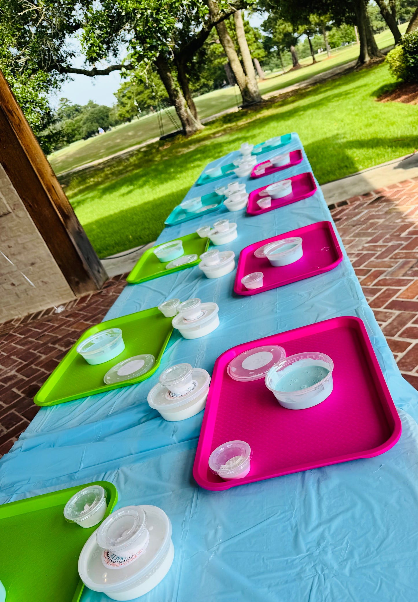 Kids birthday party - Slime Bar & Slime making on location