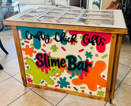 Kids birthday party - Slime Bar & Slime making on location