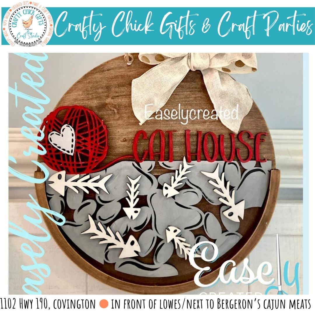 11/6 Gail-private party 3D Interchangeable Half Round door hanger/inserts