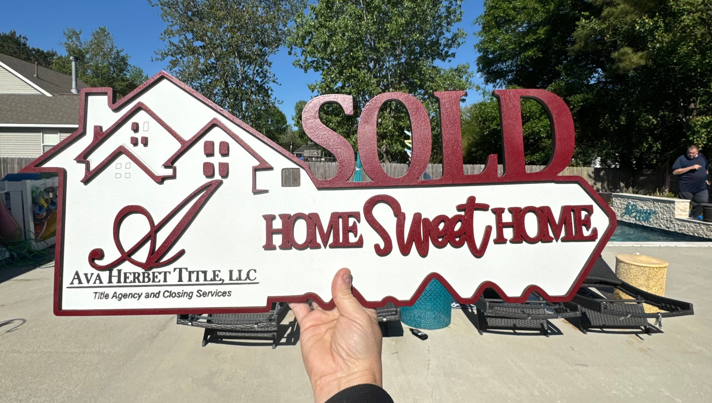 Realtor SOLD sign