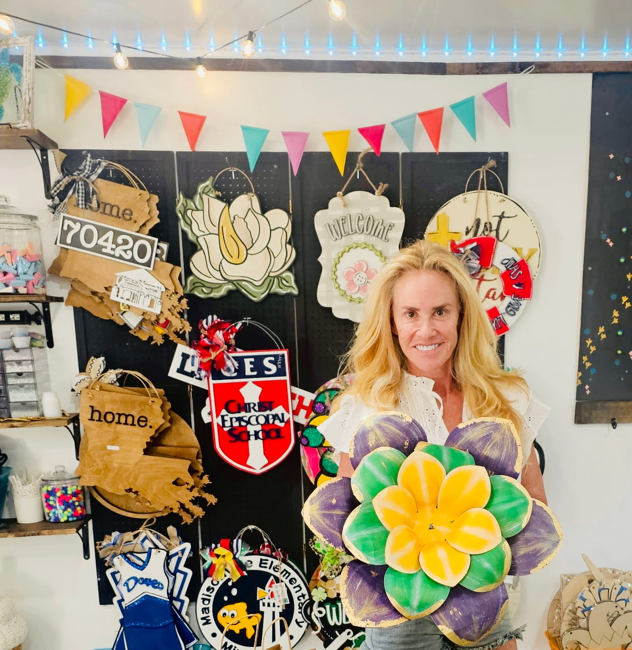 Open Spring Float Flowers workshop
