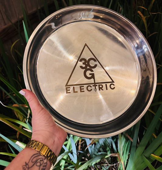 Engraved metal cook out tray (seafood, bbq, etc)