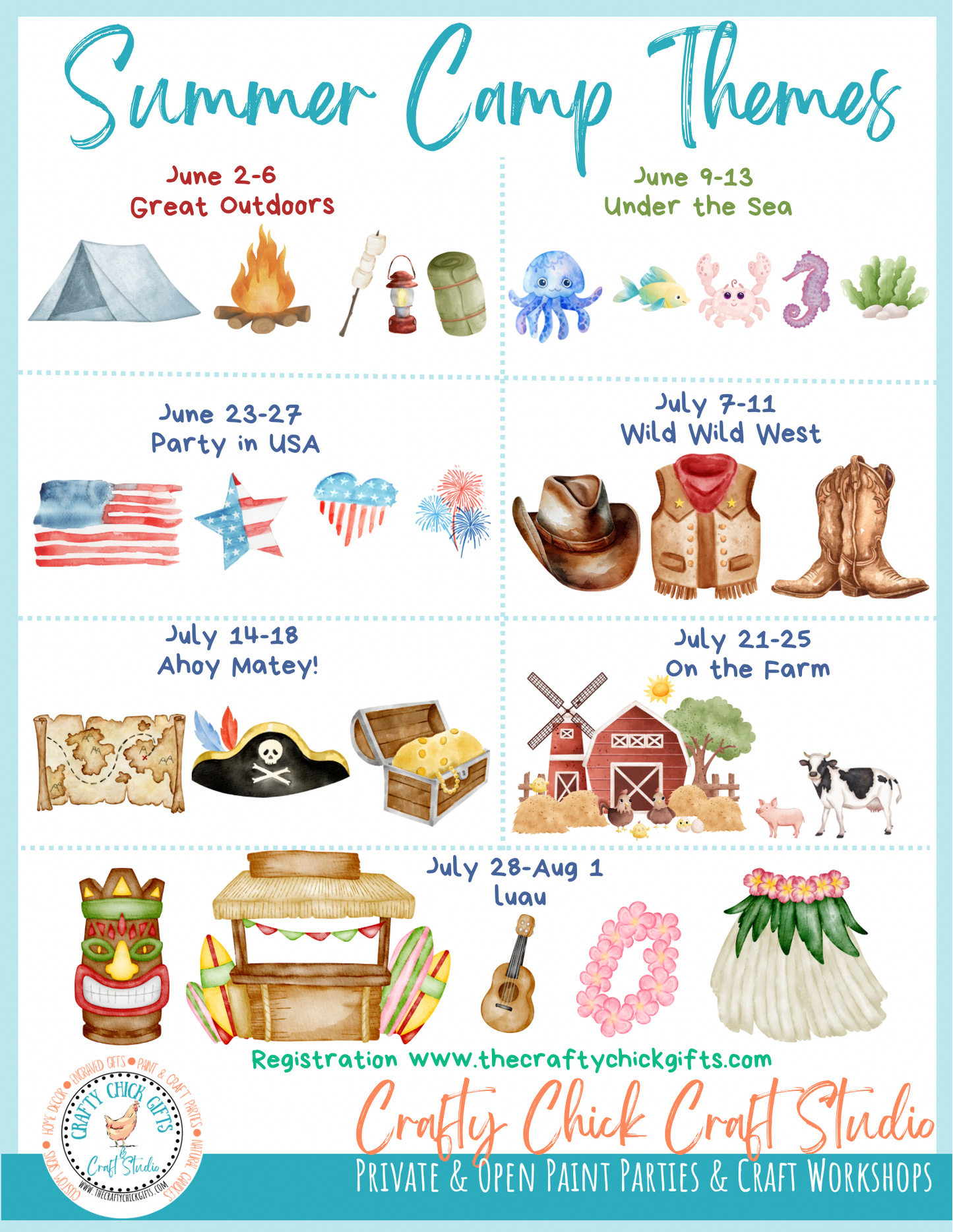 Arts & Crafts camp