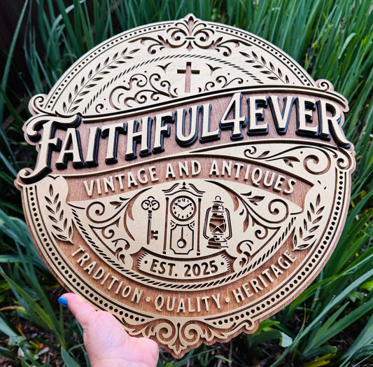 Business logo 3d sign