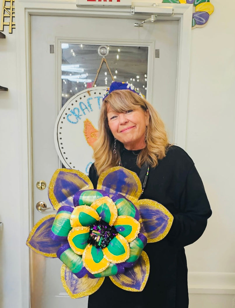 Open Spring Float Flowers workshop