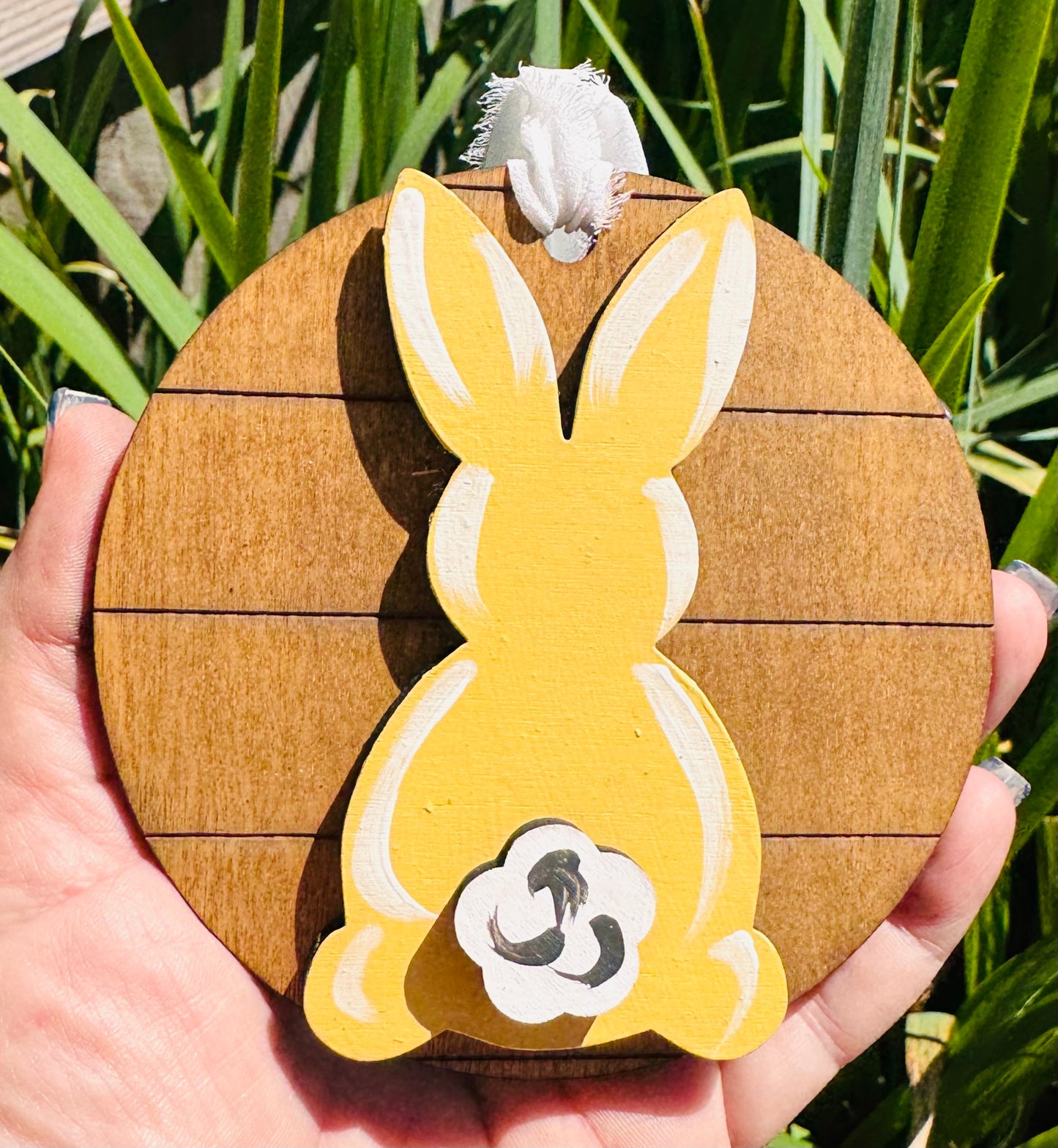 Easter basket tag