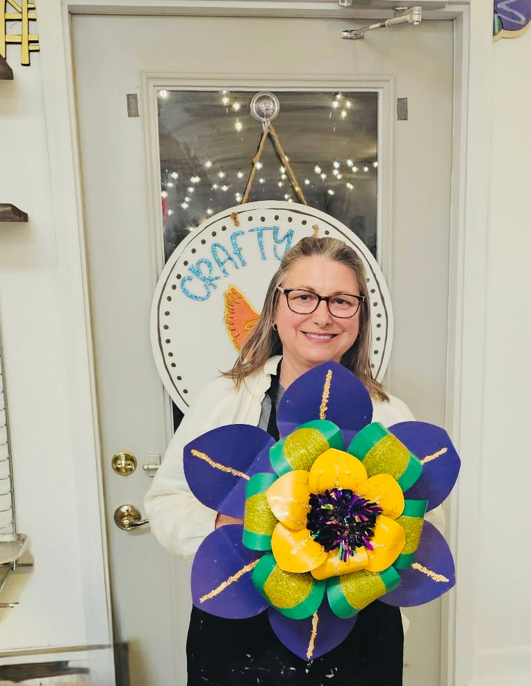 Open Spring Float Flowers workshop