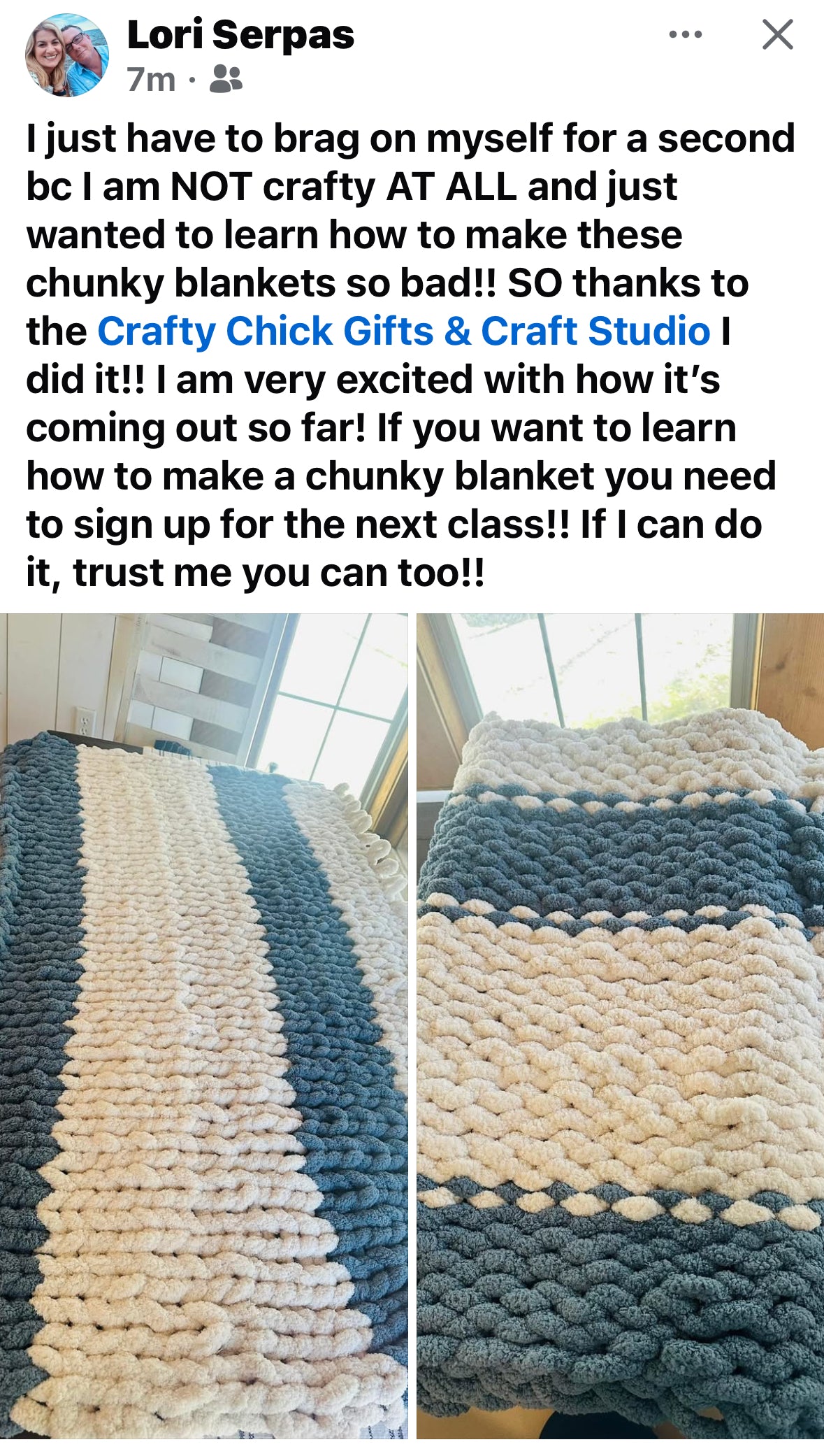 Open Chunky yarn workshop