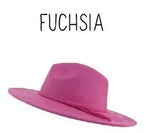 Wide Brim Vegan Suede Hat -lasered