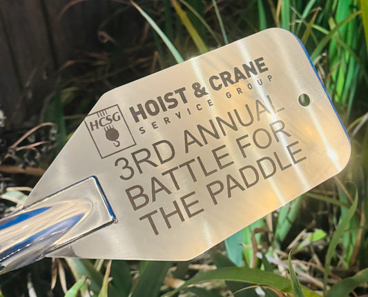 Custom Engraved metal boiling paddle