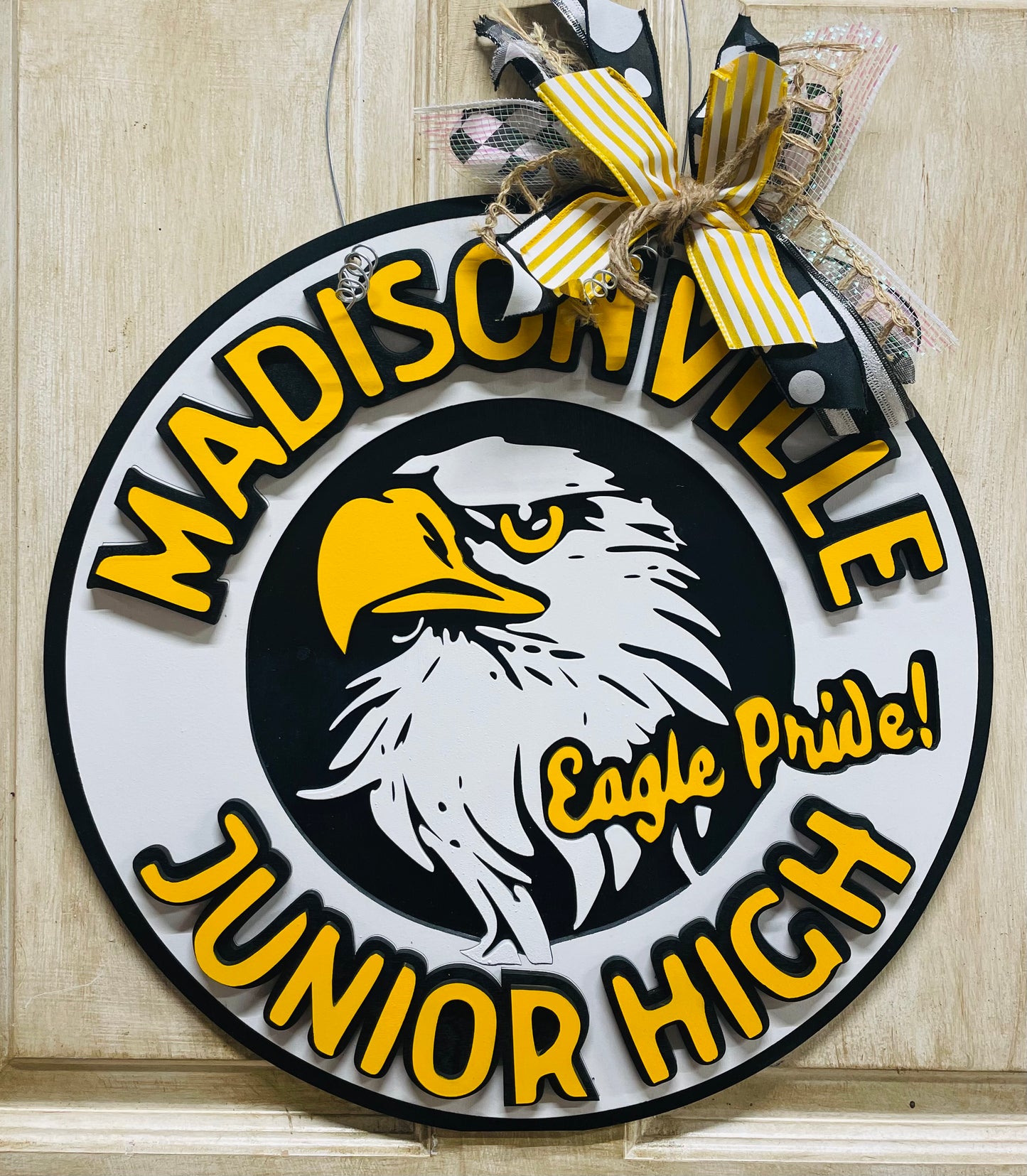 3D Madisonville Jr High School door sign