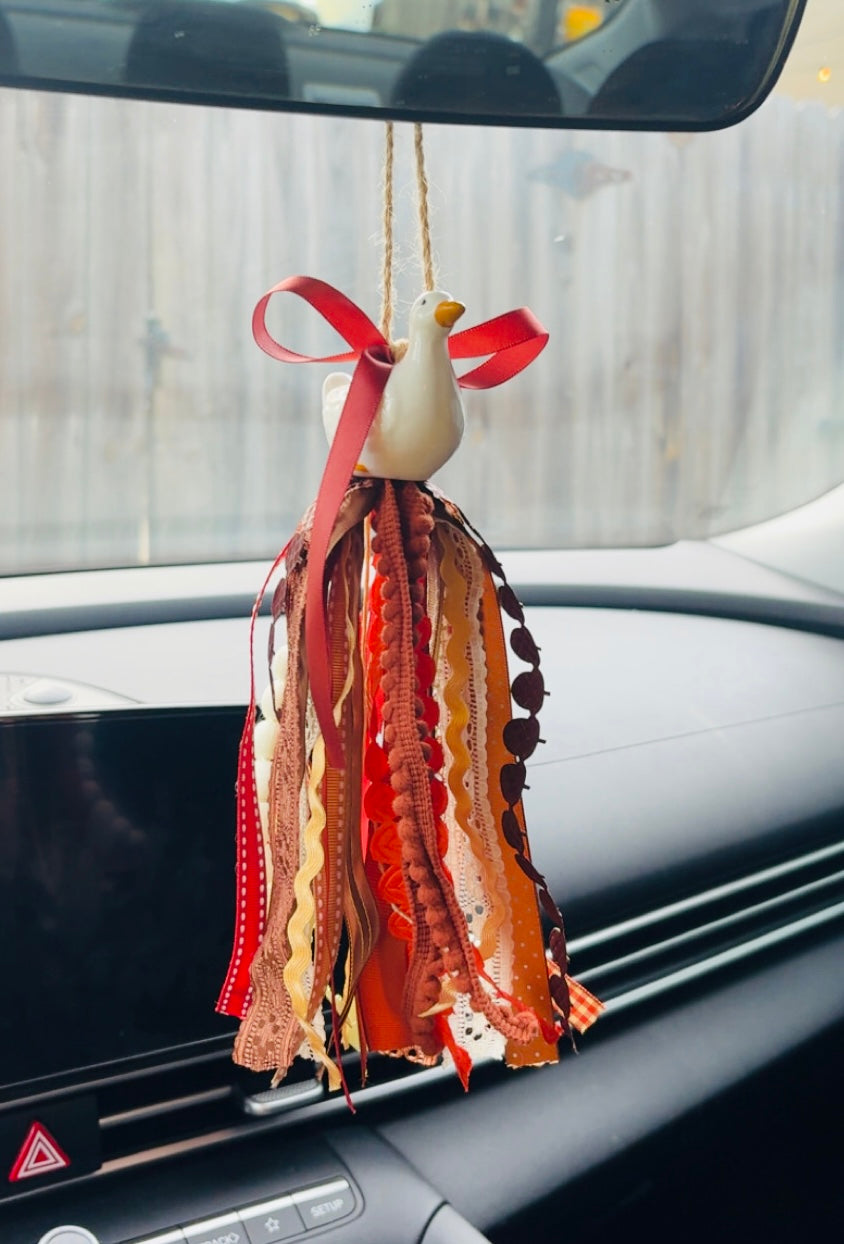 Halloween/Fall shaker tassel charm