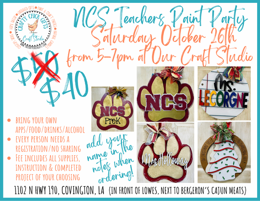 10/26 NCS Teacher Paint workshop - Casey