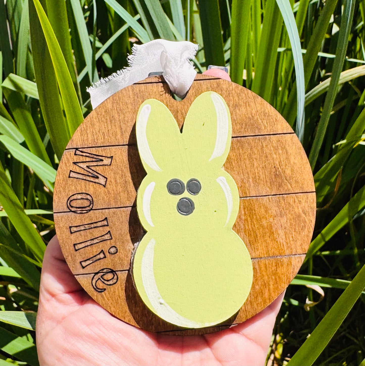 Easter basket tag