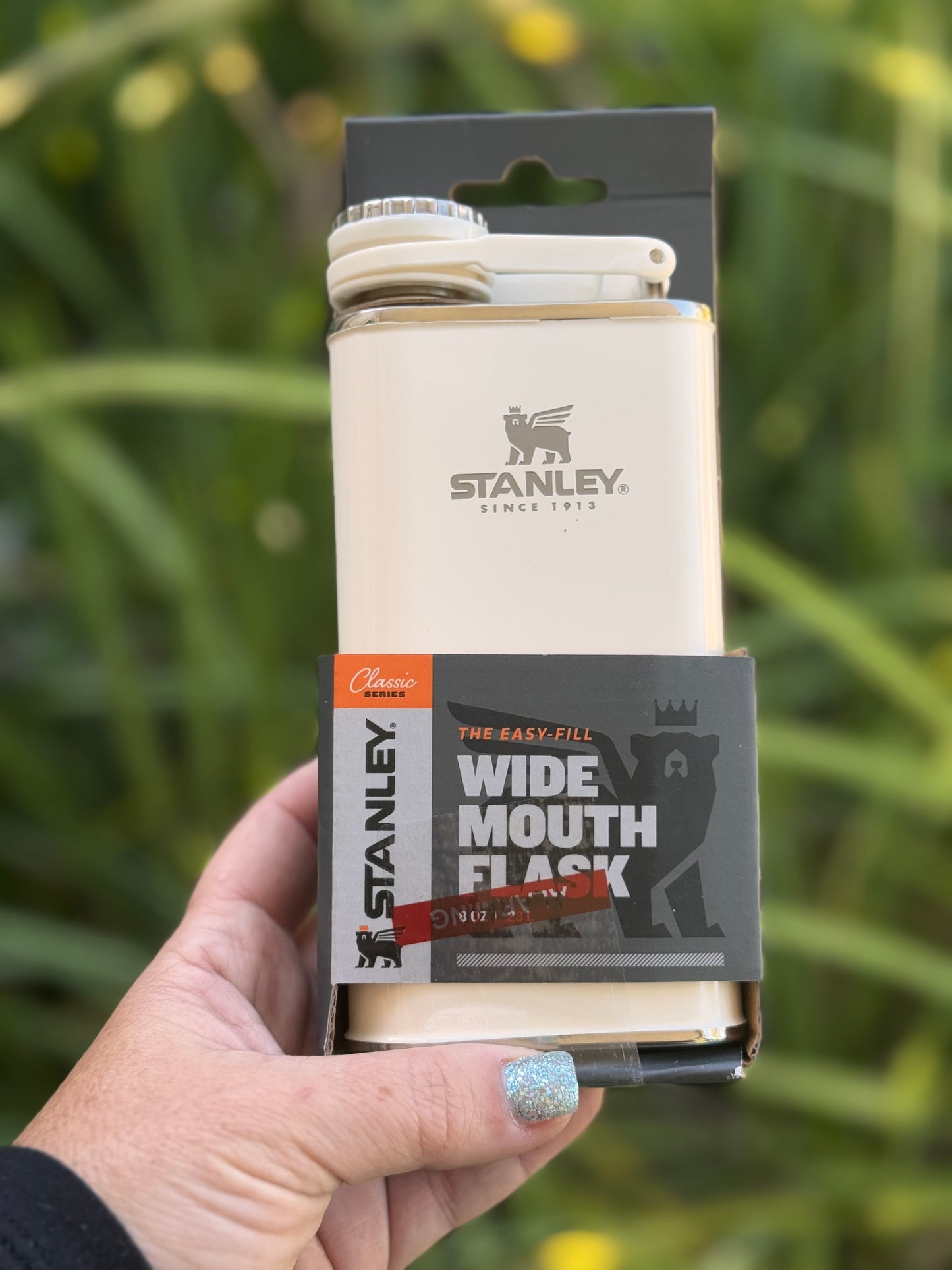 Stanley engraved flask