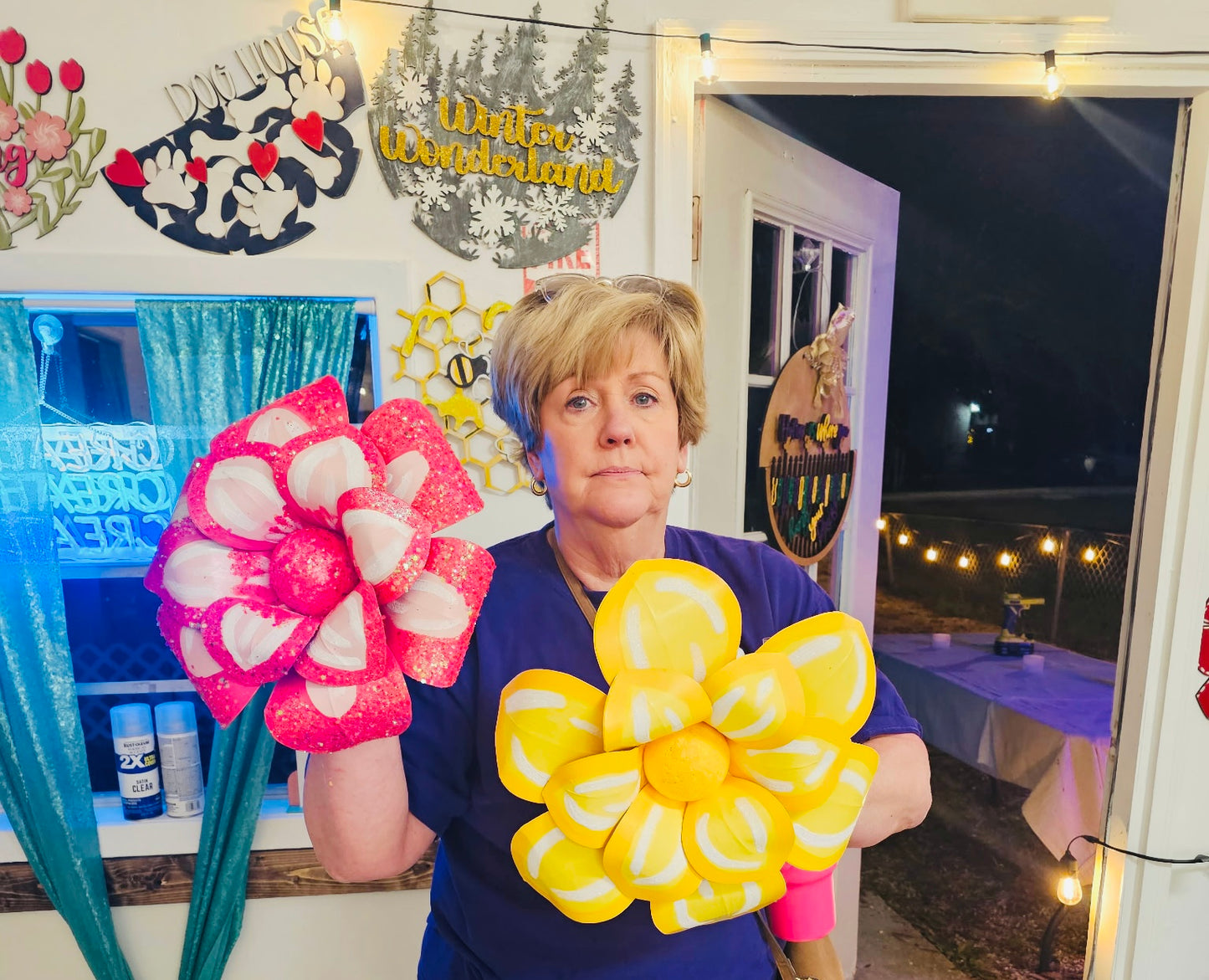 Open Spring Float Flowers workshop