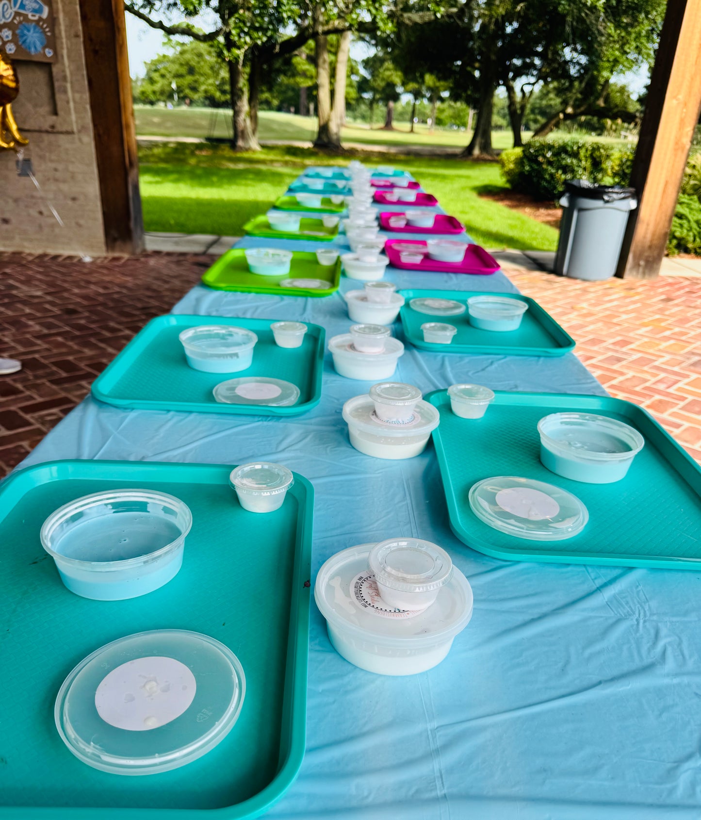 Kids birthday party - Slime Bar & Slime making on location
