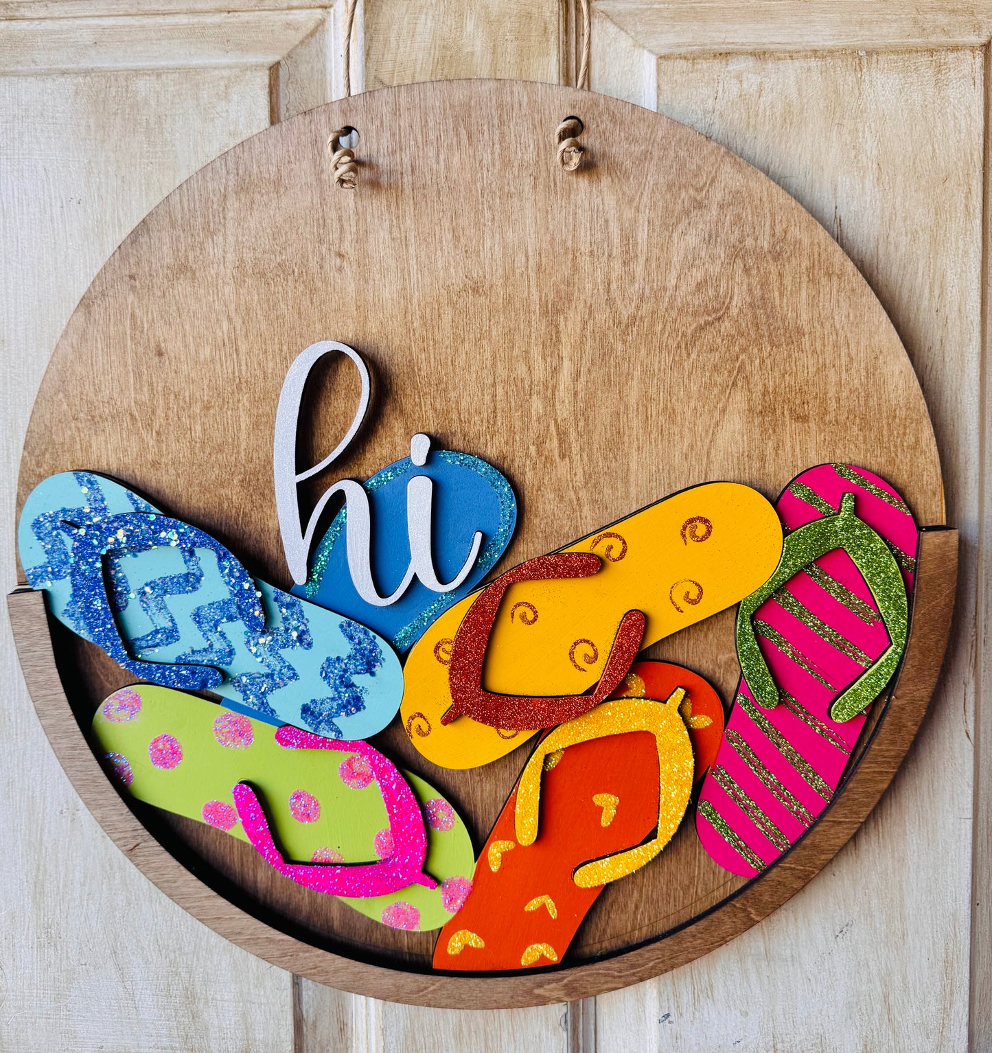 11/6 Gail-private party 3D Interchangeable Half Round door hanger/inserts