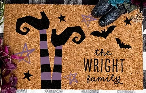 Open Painted Door Mat workshop