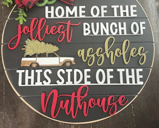 Christmas Vacation door hanger