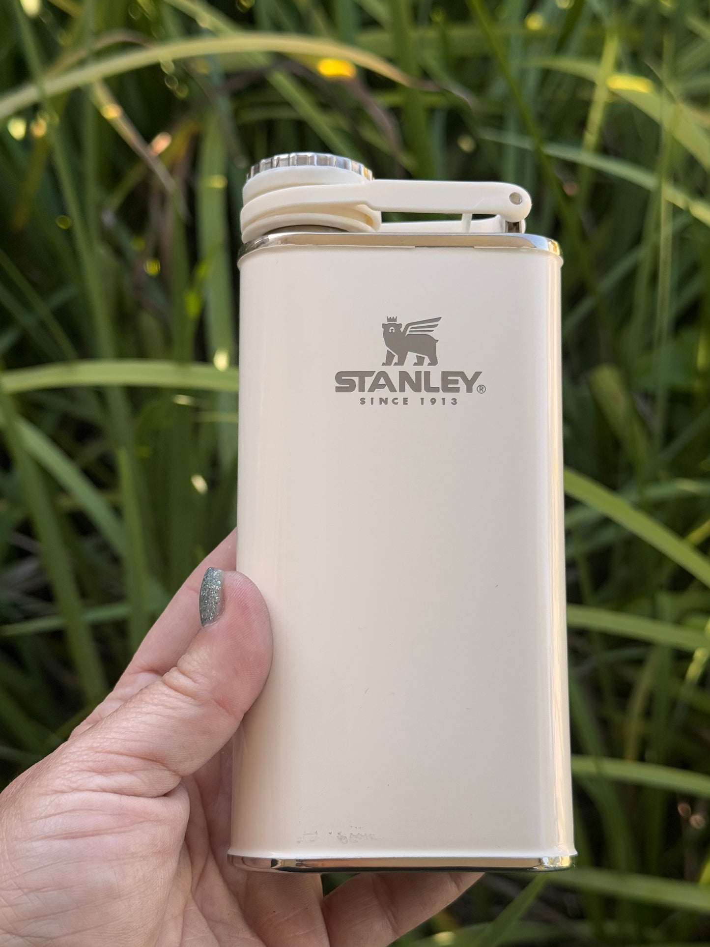 Stanley engraved flask