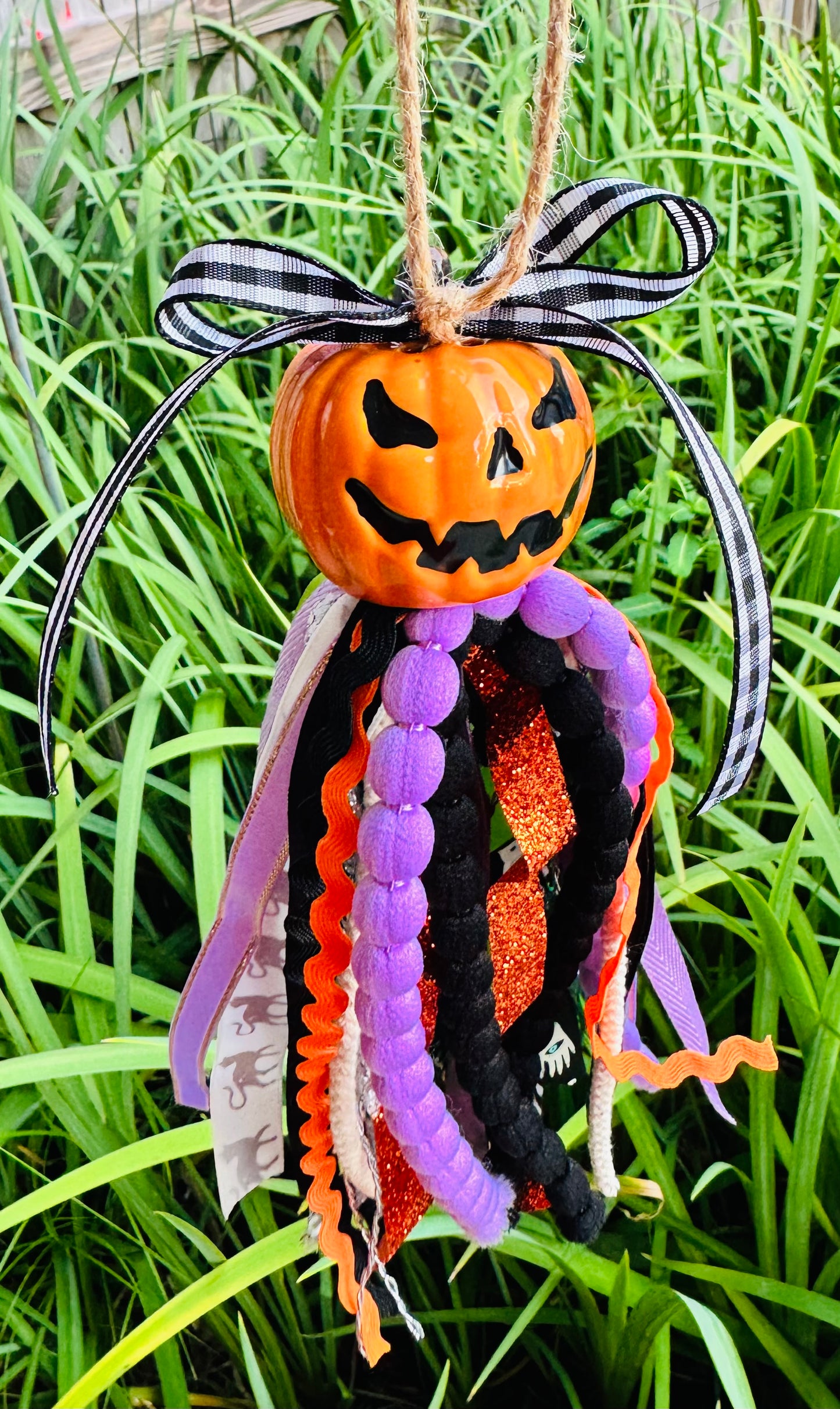 Halloween/Fall shaker tassel charm