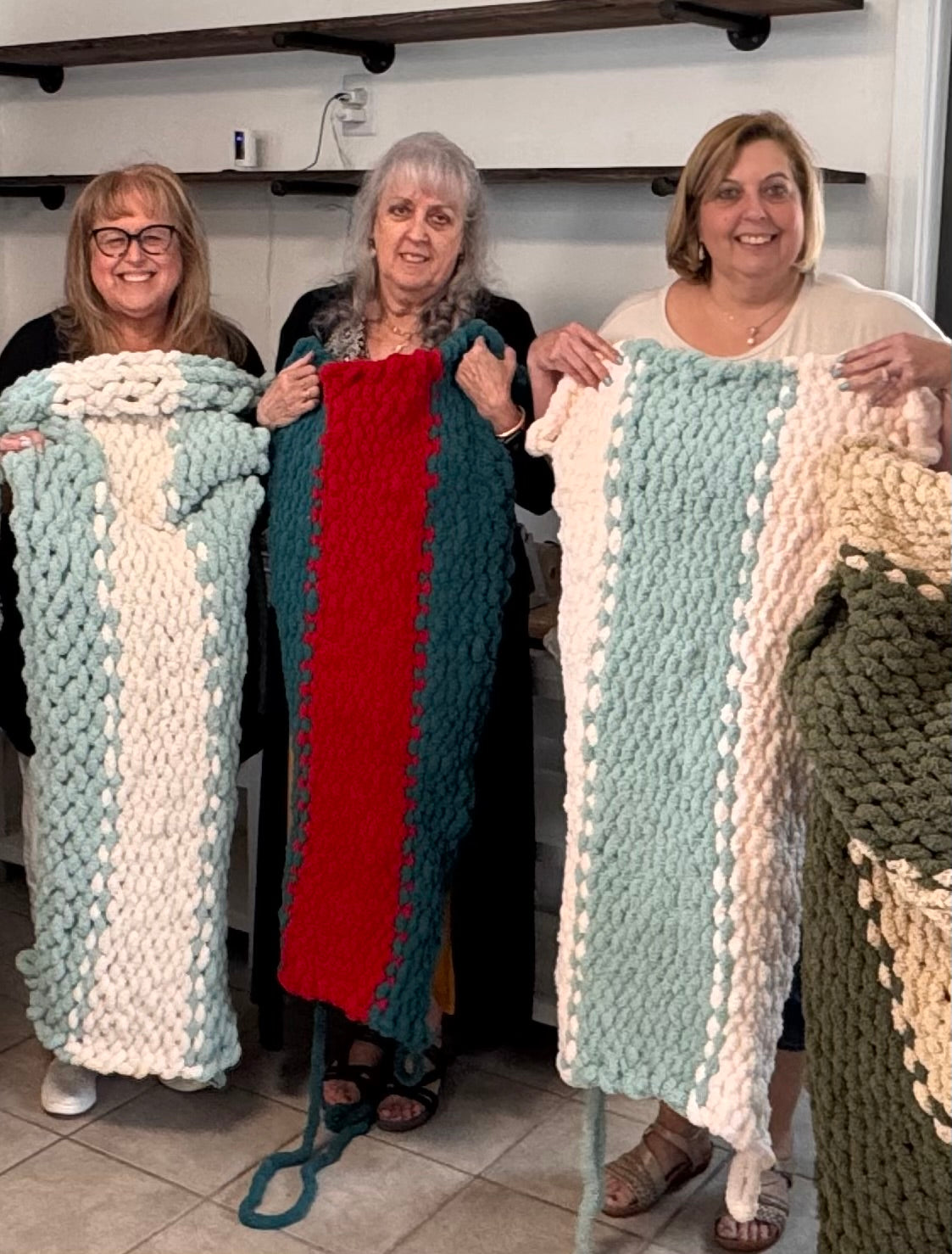 Open Chunky blanket workshop