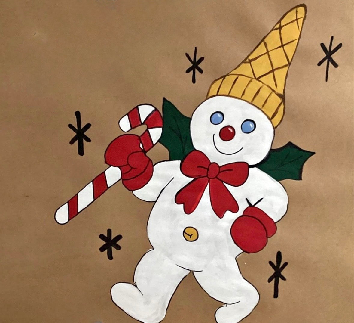 11/22 from 2-4pm- Anna’s birthday party - Painted CHRISTMAS Door Mat