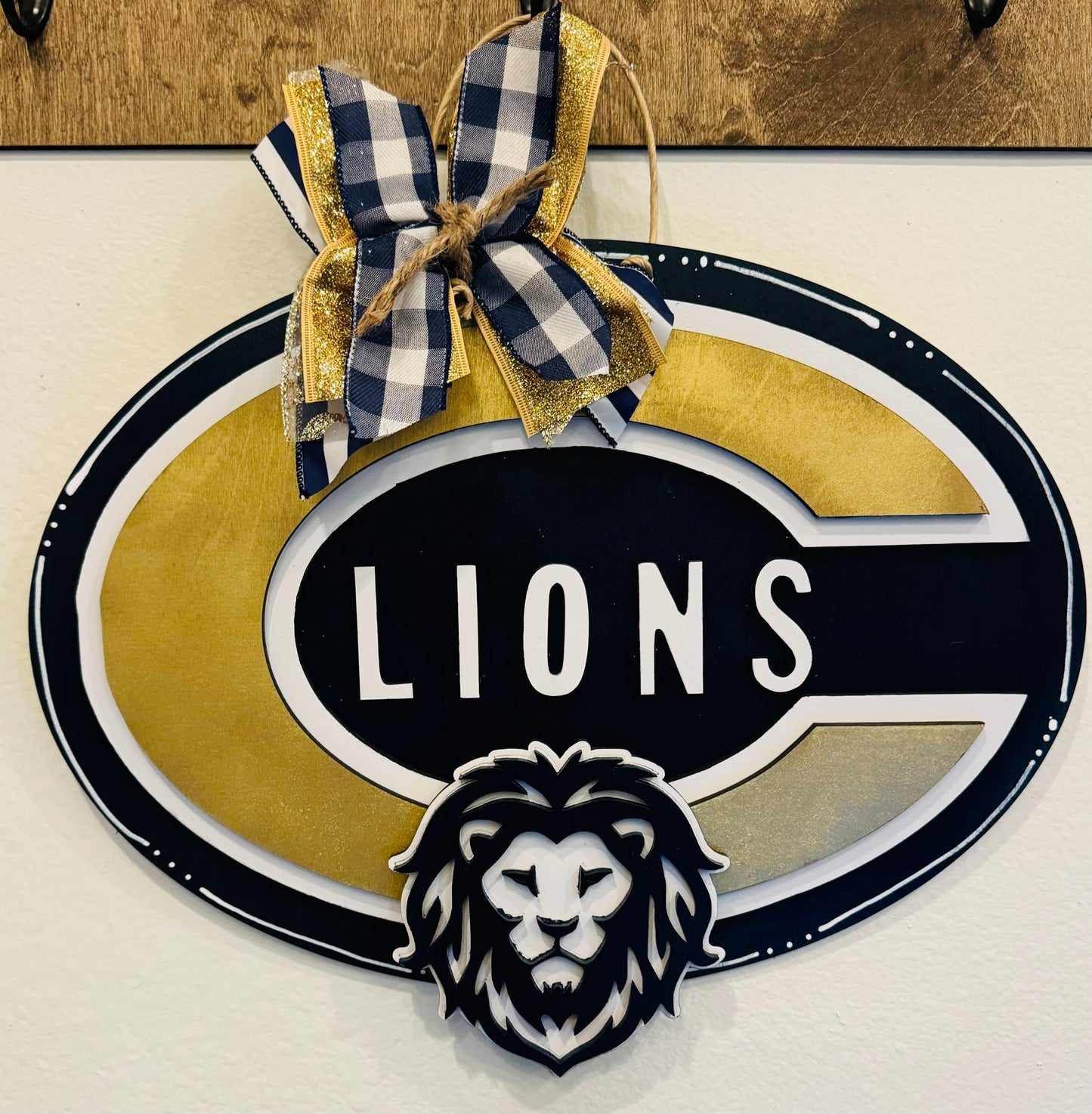 3D Covington High School CHS door sign