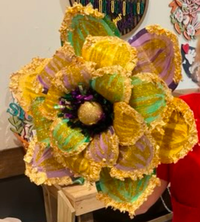 Open Mardi gras Float Flower Workshop-open to public