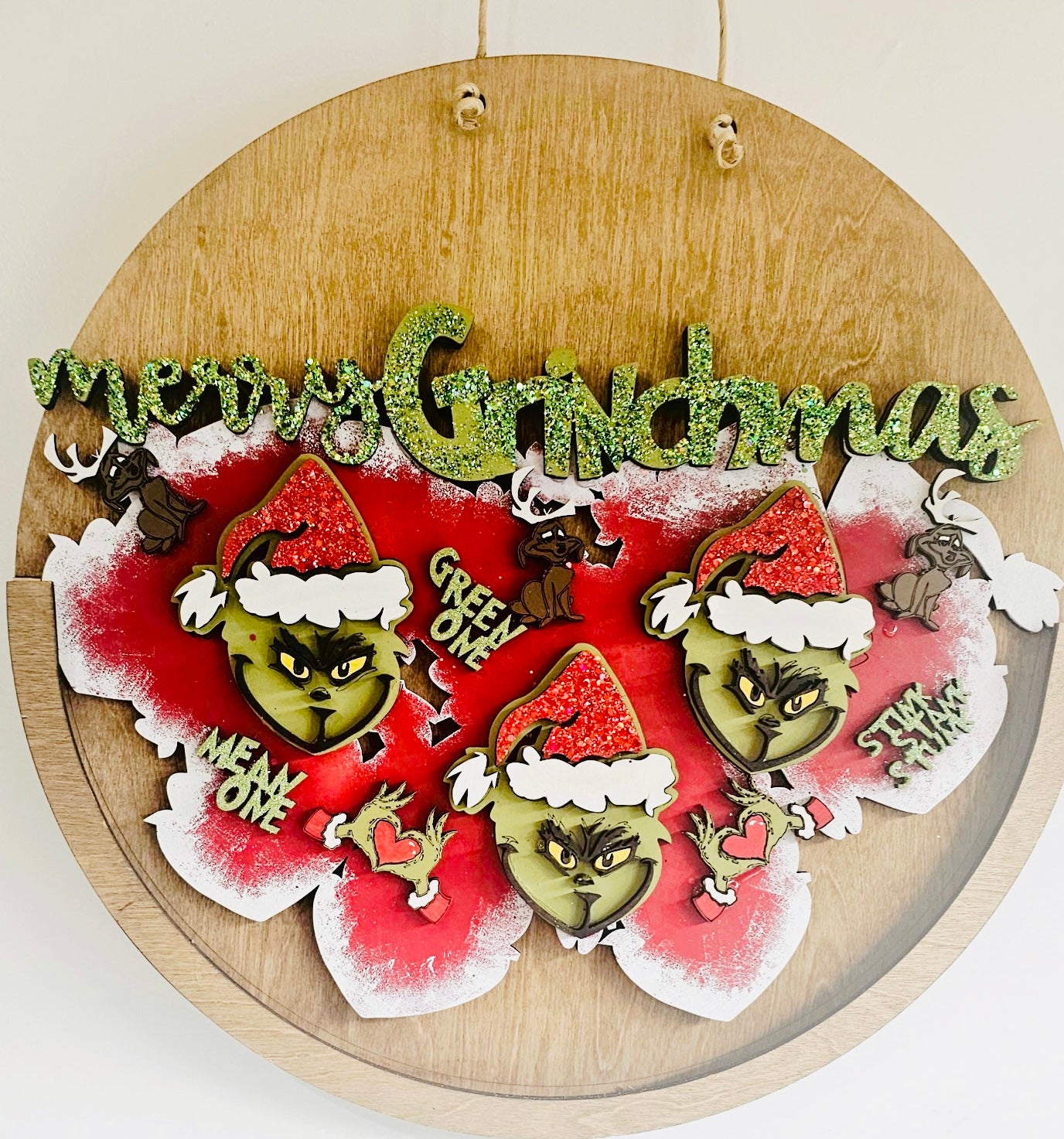 11/6 Gail-private party 3D Interchangeable Half Round door hanger/inserts