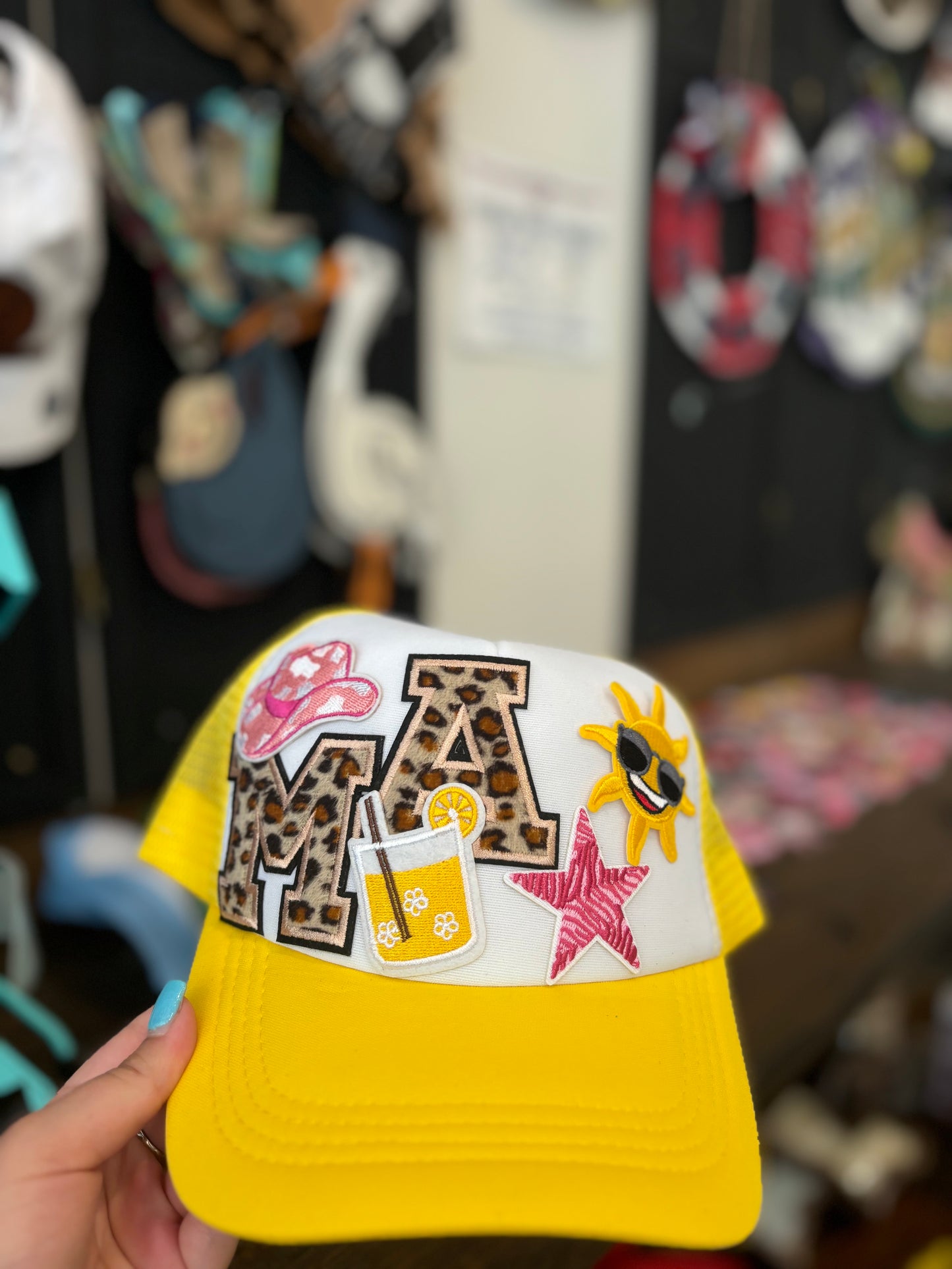 Hat Bar - embroidered patches