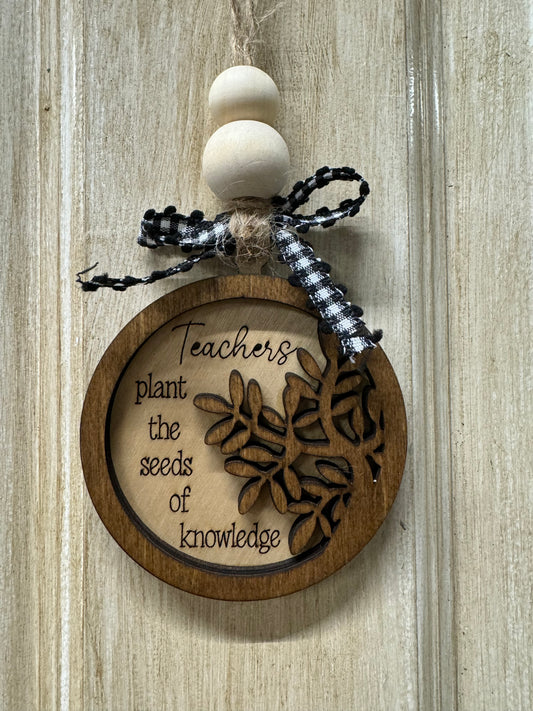 Teacher light bulb Ornament