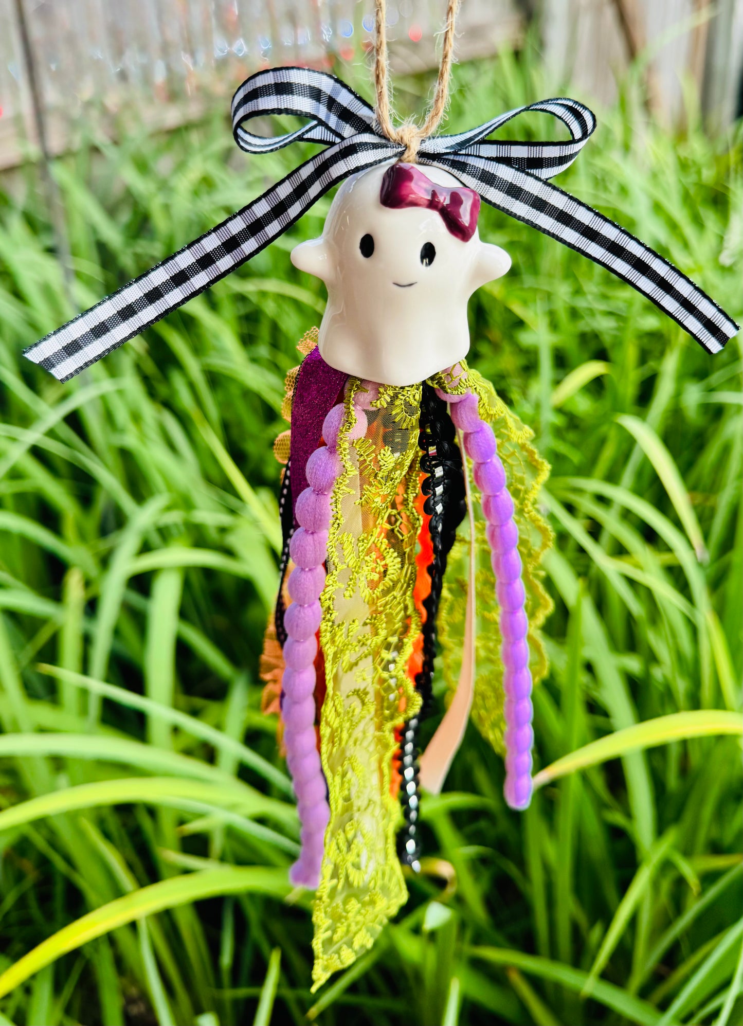 Halloween/Fall shaker tassel charm
