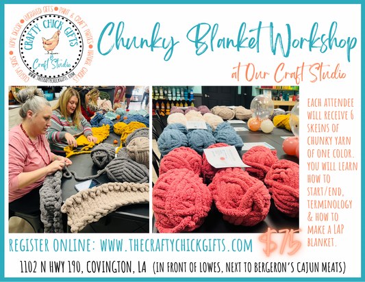 OPEN Beginner Chunky blanket workshop