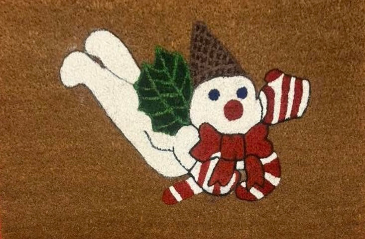 11/22 from 2-4pm- Anna’s birthday party - Painted CHRISTMAS Door Mat