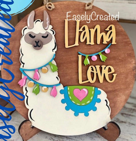 LLAMA door hanger